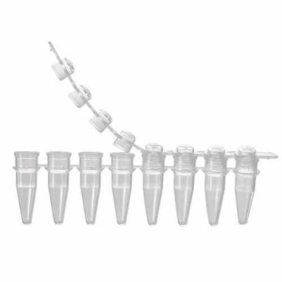 Microtubos PCR 200 µl, em tiras 8x - Kasvi